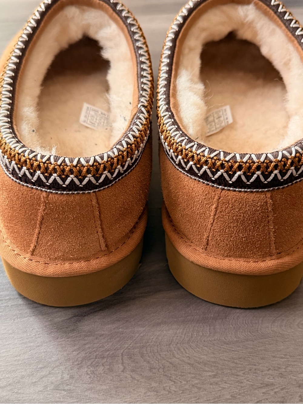Men’s UGG Tasman Chestnut Suede Size 13 - Picture 5 of 8